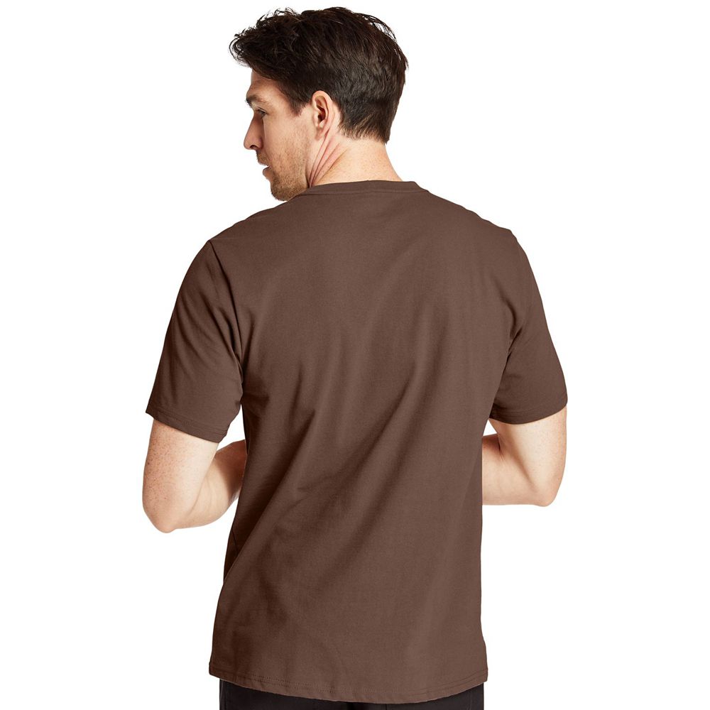 Tricouri Timberland Barbati Maro - Pro® Short Sleeve Base Plate Wicking - Romania - ZVWHEU720